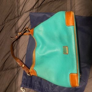Dooney & Bourne Teal Hobo Purse